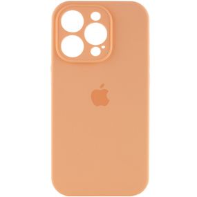 Чехол Silicone Case Full Camera Protective (AA) для Apple iPhone 13 Pro (6.1") Оранжевый / Cantaloupe