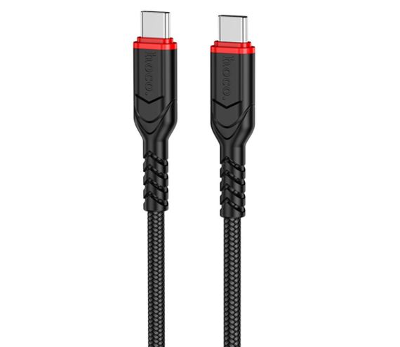 Кабель Hoco X59 Type-C to Type-C 3A/60W 100cm - Black | Зображення 2