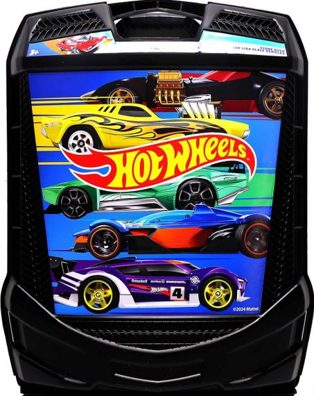 Кейс Хот Вилс, чемодан для хранения 100 машинок Оригинал Hot Wheels 100 Car Rolling Storage | Зображення 1