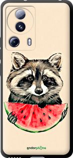 Чохол на Xiaomi Civi 2 Єнотик з кавуном "4605b-2917-2448"