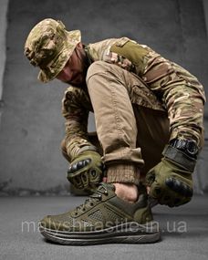 Городские тактические кроссовки STANDART олива ДЛ6394