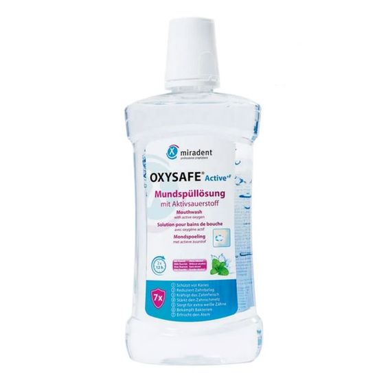 Ополіскувач для ротової порожнини з активним киснем Miradent OXYSAFE® Active+F