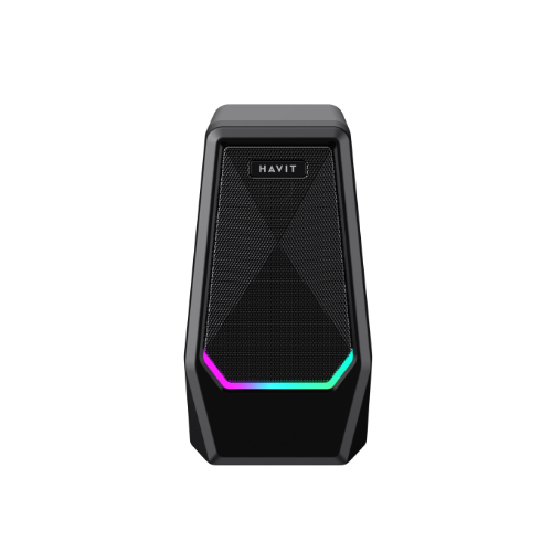 Акустична система 2.0 стерео HV-SK768 10W USB з підсвічуванням чорний Havit | Зображення 5