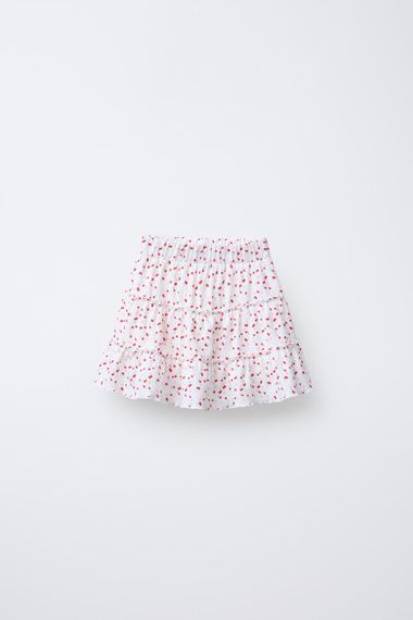 Підліткова спідниця-шорти для дівчинки Zara 156 см Біла (26021004E)