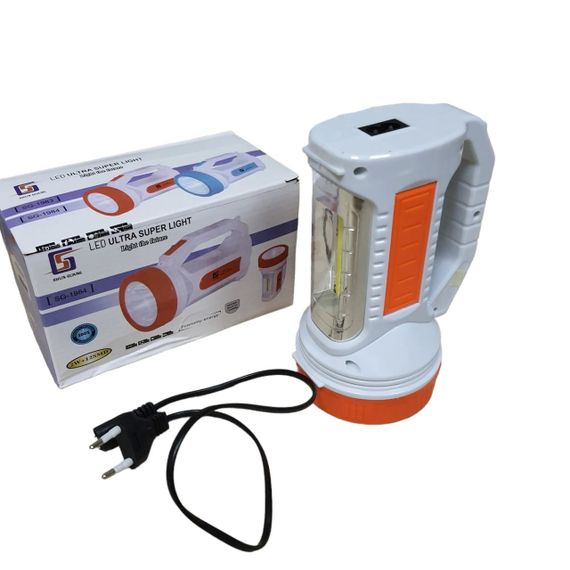 Фонарь ручной пластиковый на аккумуляторе SHUN GUANG SG-1984-1983