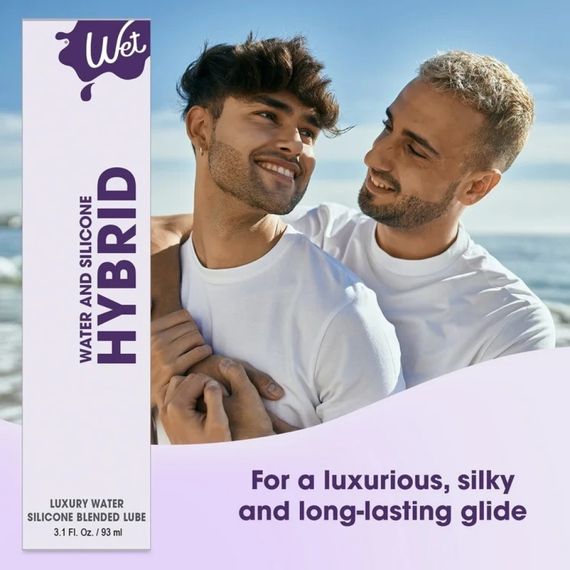 Лубрикант на водно-силиконовой основе Wet Hybrid, 118 мл sexstyle | Зображення 8