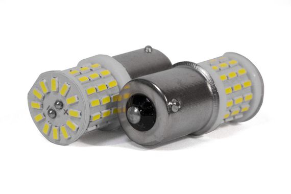 Світлодіодна лампа StarLight T25 57 (45+12) діодів 3014 4.5 W 12-24 V WHITE кераміка | Зображення 1