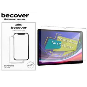 Стекло защитное BeCover Samsung Galaxy Tab S10 FE (SM-X520/SM-X526) 10.9&quot; (713256)