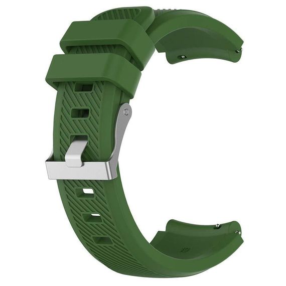 Силіконовий ремінець Primo для годинника Xiaomi Huami Amazfit SportWatch 2 / Amazfit Stratos - Army Green | Зображення 1