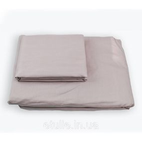 Простирадло на гумці SoundSleep Shine сатин powdery пудрове 200х200 см