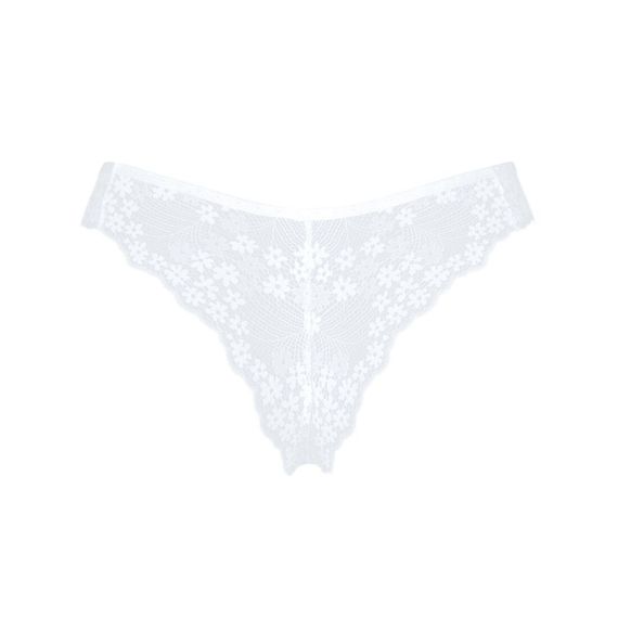 Напівпрозорі трусики Obsessive Heavenlly panties M/L, відкриті сідниці | Зображення 5
