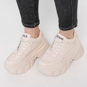 Кроссовки женские Fashion Tuckeri 3899 40 размер 245 см Молочный