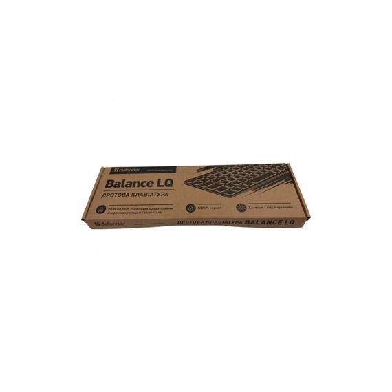 Клавіатура Defender Balance LQ LED USB UA Black (450790) | Зображення 3