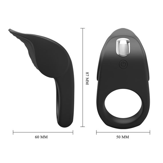 Кільце ерекційне серії Pretty - Susanna Vibration, BI-210235 Sex Aura | Зображення 6