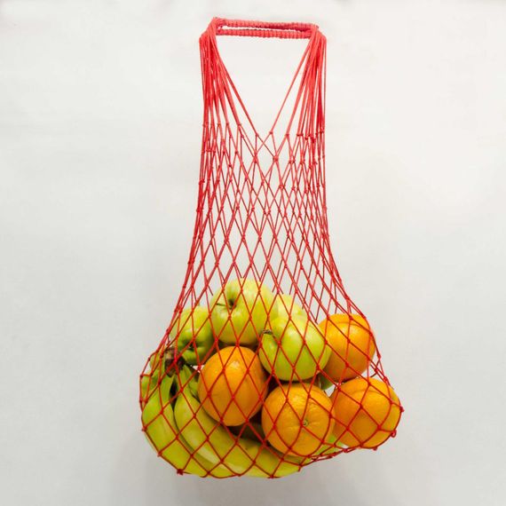 Авоська ГАЛАН-ТЕКСТИЛЬ хлопковая нить красная