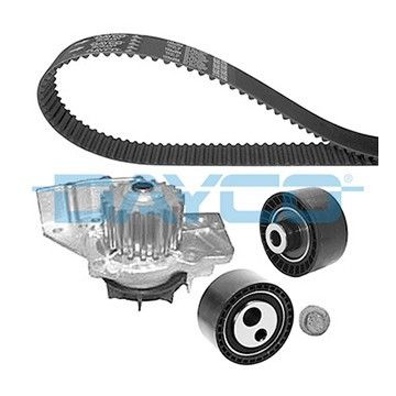 Ремень ГРМ компл. + помпа Citroen Berlingo 2.0 HDi 99-11 / Jumper  2.0 HDi 01- / Jumpy 2.0 HDi 99-06, Dayco, KTBWP1970,