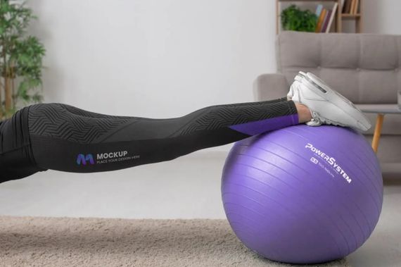 М'яч для фітнесу (фітбол) Power System PS-4013 Ø75 cm PRO Gymball Purple (PS-4013_75cm_Purple) | Зображення 1