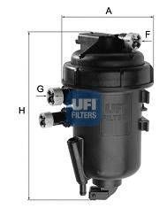 Фільтр паливний FIAT DUCATO 2.2 JTD 06-10, PEUGEOT BOXER 2.2 HDI 06-10 (OE) (вир-во UFI) UFI 5514700 на CITROËN RELAY автобус