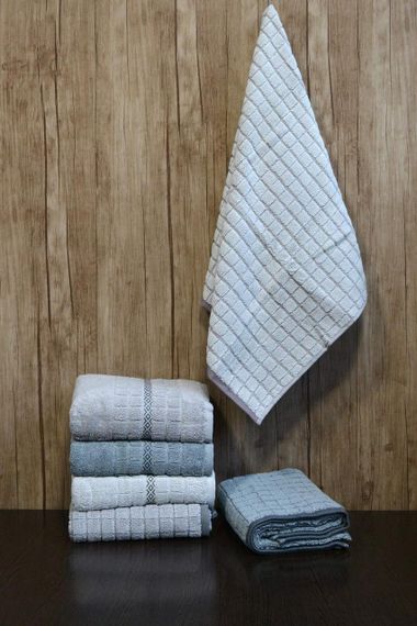 Набор полотенец 70х140 см Pupilla Alya банные 6 шт. | Зображення 3