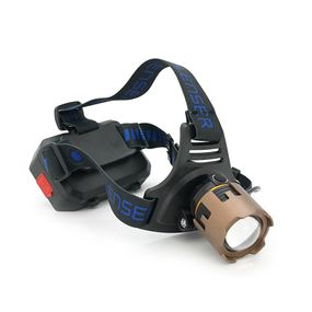 Налобный Фонарик Bailong BL-A50.3 реж., Zoom, корпус-алюминий, ударопрочный, BOX