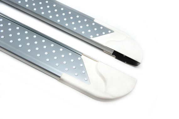 Бокові пороги Allmond White (2 шт., алюміній) для Mercedes X class | Зображення 2