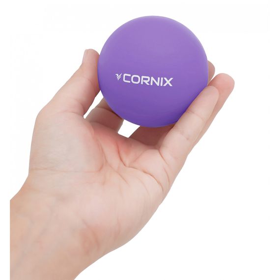 Масажний м'яч Cornix Lacrosse Ball 6.3 см XR-0119 Purple | Зображення 1