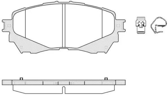 Колодки передні гальмівні Mazda 6 (18-21), WOKING (P1438304) | Зображення 7