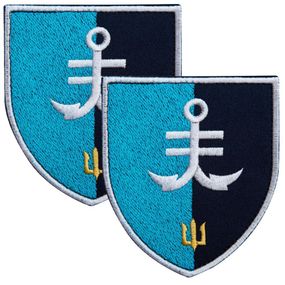 Шеврон IDEIA 88109 Україна 8,6*10  Габардин Чорний