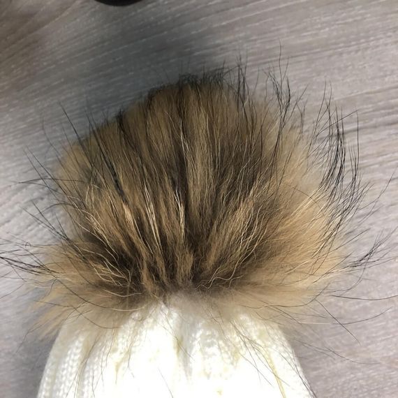 Зимний комплект Gucci Winter Hat Knitted Pompon and Scarf Web Milky | Зображення 3