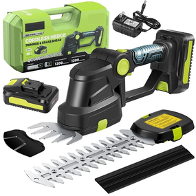 Аккумуляторный кусторез KRAFFTEC Saker Trimmer and Grass shear 36V 2АКБ / ножницы по уходу за садом