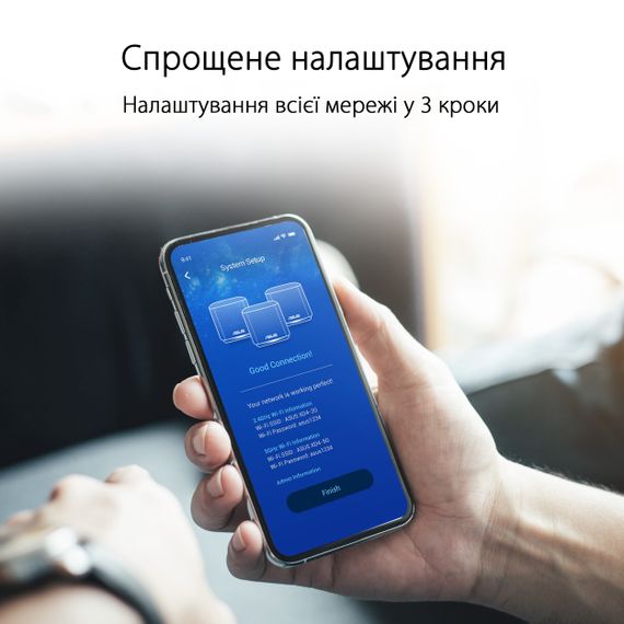 Маршрутизатор ASUS ZenWiFi XD5 3PK AX3000 1xGE LAN 1xGE WAN MU-MIMO MESH (90IG0750-MO3B20) | Зображення 4