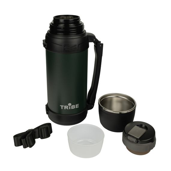 Термос туристичний Tribe Family line 2,5 л з ситечком, колір Оливковий T-DG-0002-olive | Зображення 1