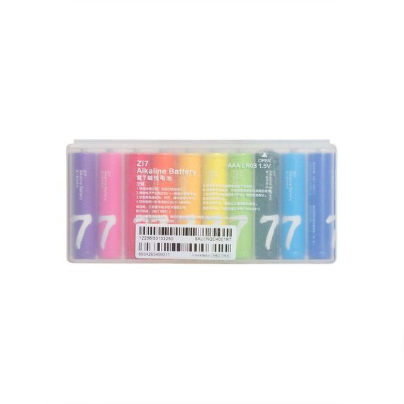 Батарейки Xi Rainbow Zi7 (AAA) Alkaline 1.5V-S2/LR03 (10 шт.) Характеристики AAA | Зображення 1