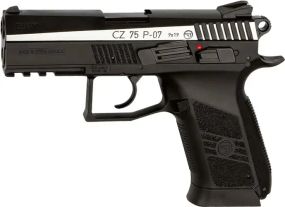 Пістолет пневматичний ASG CZ 75 P-07 Duty Nickel Blowback CO2 BB кал. 4.5 мм