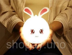 Детский силиконовый ночник  3DTOYSLAMP Кролик