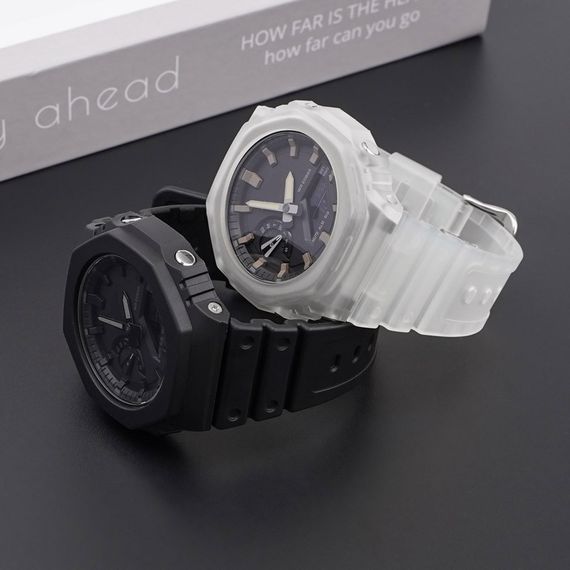 Ремешок для Casio G-Shock GA-2100/2110 Black SI | Зображення 1