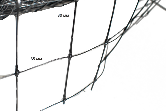 Сетка садовая 30*35 птичка 1*50 метров вольерная, ограждающая сетка | Зображення 4