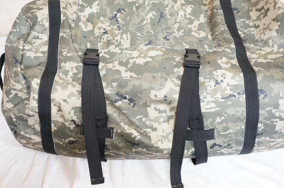 Тактическая сумка баул, камуфляж пиксель зеленый объем 100 л | Зображення 6