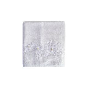 Рушник TAC 8599 Туреччина 70*140 см  Махра Білий