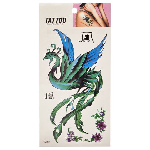 Тимчасове татуювання "Жар-птиця Tattoo" 1020-HM217