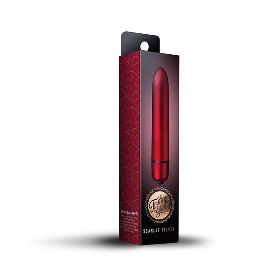 Віброкуля Rocks Off RO-90mm 10 Speed ​​Scarlet Velvet матова | Зображення 4
