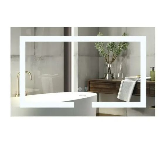 Дзеркало Mixxus HARD MR07-80x50 з LED Touch, Anti-fog, димером, регулюванням яскравості (MI6658)