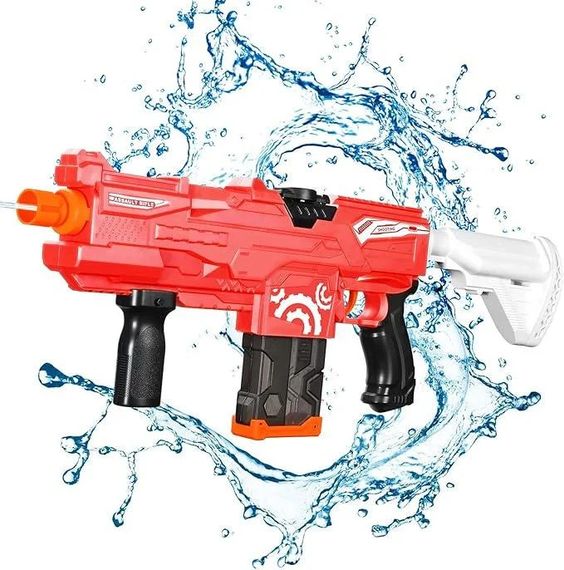 Водяной автомат детский Water Gun • Аккумуляторный бластер с автоматическим набором воды для летних игр на свежем воздухе