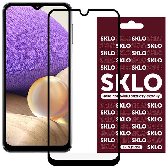 Захисне скло SKLO 3D (full glue) для Samsung Galaxy M23 5G / M33 5G / M13 4G