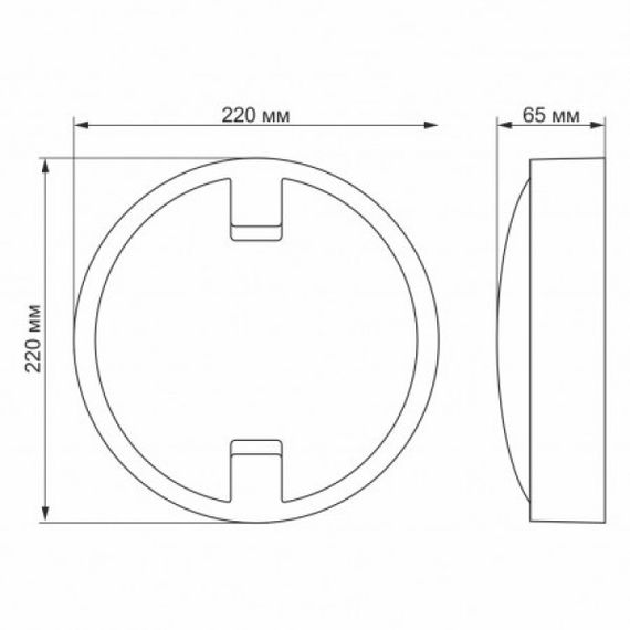 Светодиодный уличный светильник VIDEX VL-BH12R-185 18W 5000K 220V водо-, пылезащищенный, с УФ-защитой (25806) | Зображення 4