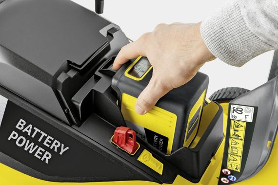 Газонокосилка Karcher LMO 36-46 Battery Set 36В, , 5Ач (до 650м2), 46см, 20-70см, мульч-е (1.444-470.0) | Зображення 2