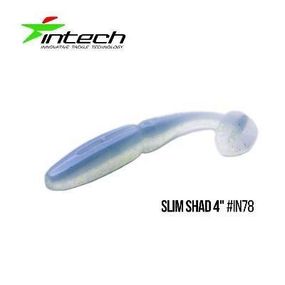 Силиконовая приманка, Съедобный силикон Intech Интеч Slim Shad 4 "5 шт IN78