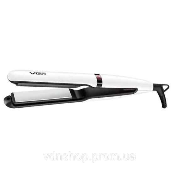 Випрямляч для волосся VGR V-512 з керамічними пластинами, білий