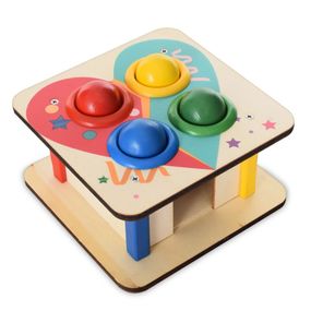 Дерев'яна іграшка стукачка "Серце" MD 1682A, молоток