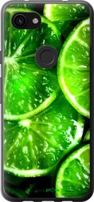 Чохол на Google Pixel 3a Зелені часточки лимона "852u-1700-2448"